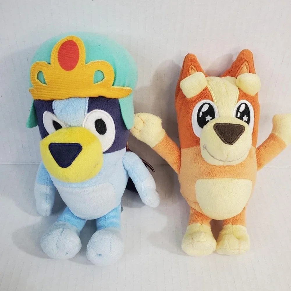 Bluey Plush‎ Dog Lot Of 4 - Bingo, Royal, Santa Mixed Lot Of Small 8